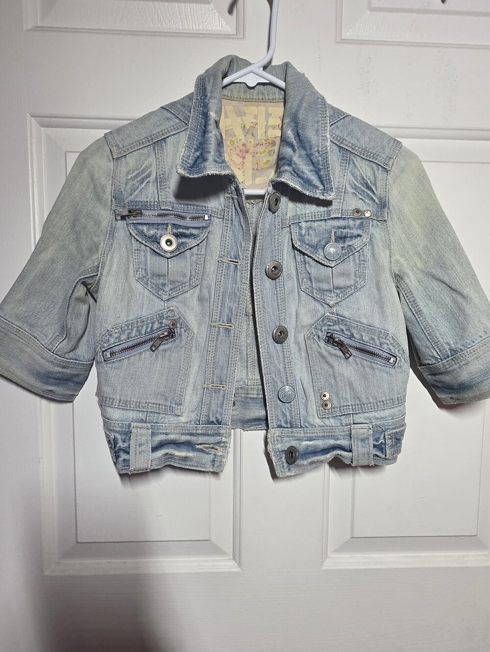 RIVER ISLAND Blue Denim Jacket -
